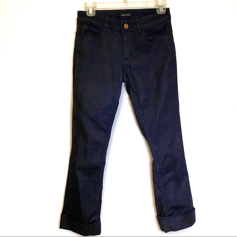 Massimo Dutti Wide Cuff Ankle Jeans